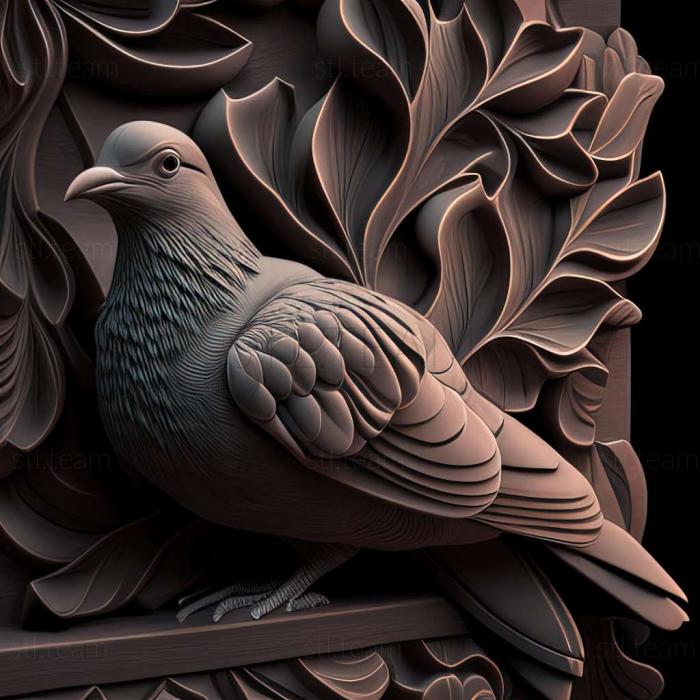 3D model pigeon (STL)